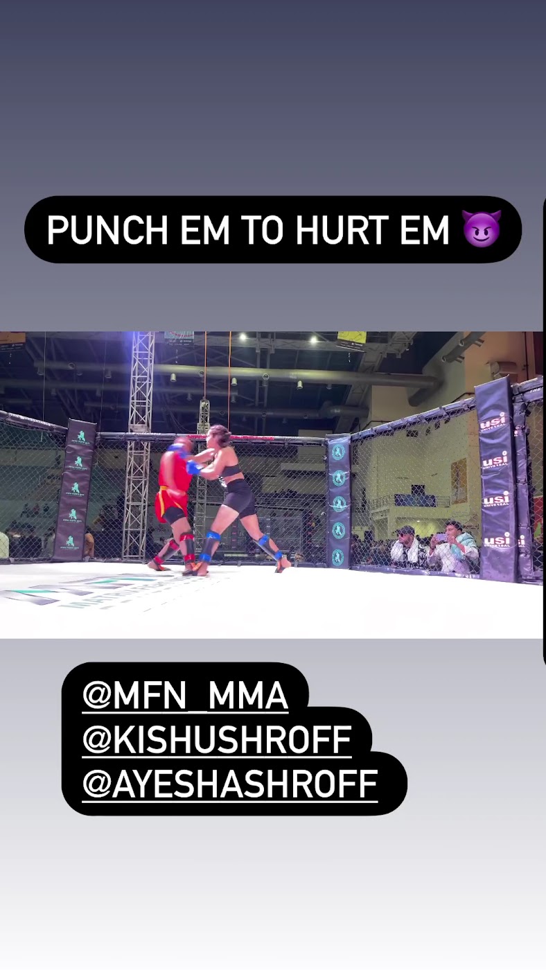 Krishna MMA — In the cage